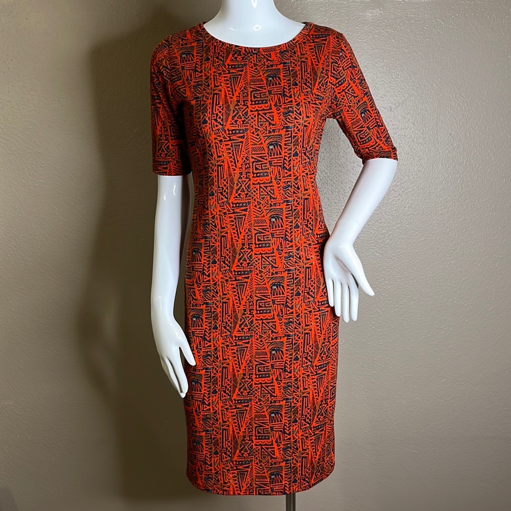 -NWOT- LulaRoe Julia Tribal Print Dress